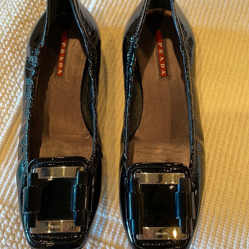Beautiful patent leather shoes